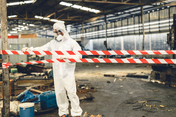Professional Trauma Scene Cleanup technician working in Malvern, OH